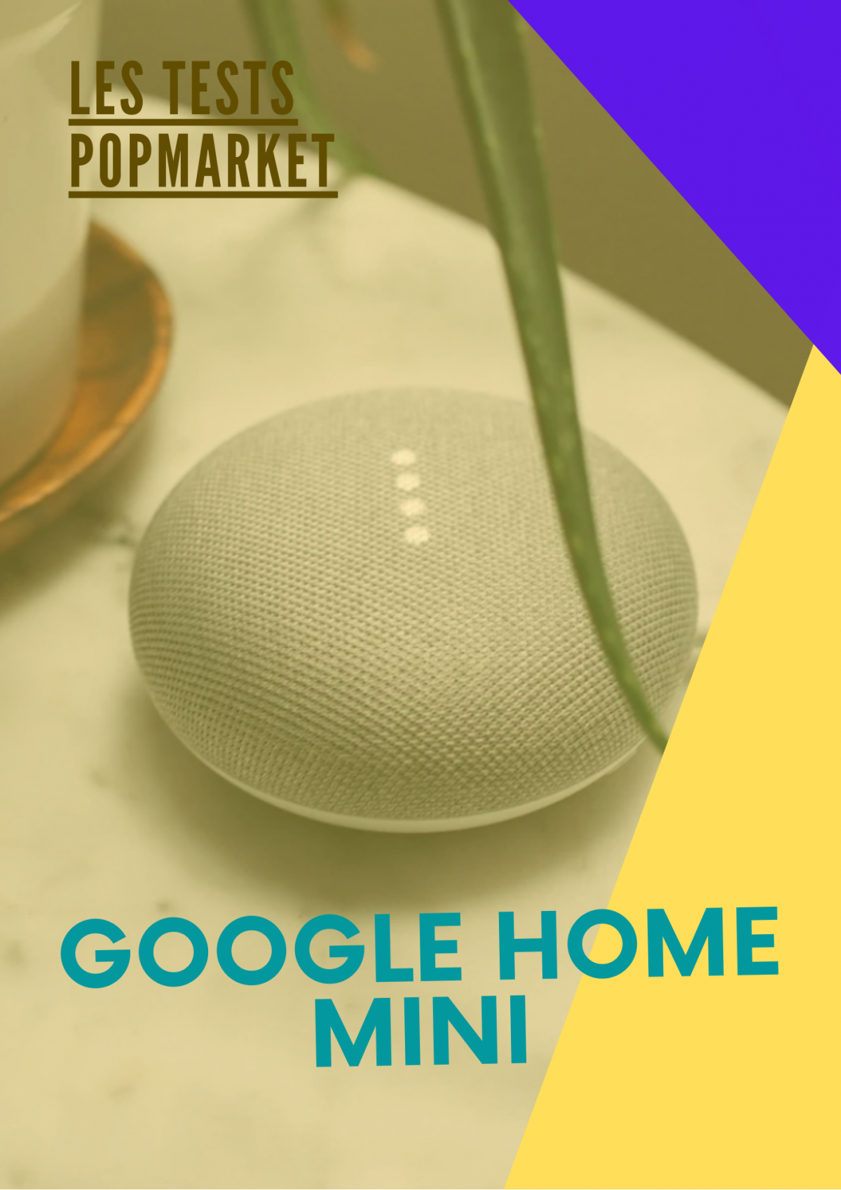 Enceinte intelligente Google HOME